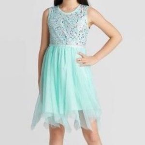 Girls sequence dress